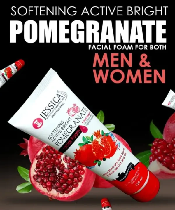 Jessica Bright POMEGRANATE Natural Fruit Face Wash